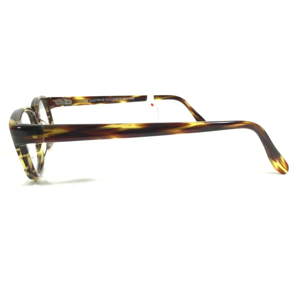 Morgenthal Frederics Eyeglasses Frames 139 342 Brown Horn Rectangular 52-18-139